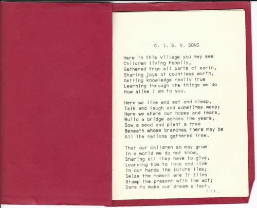 CISV-Song